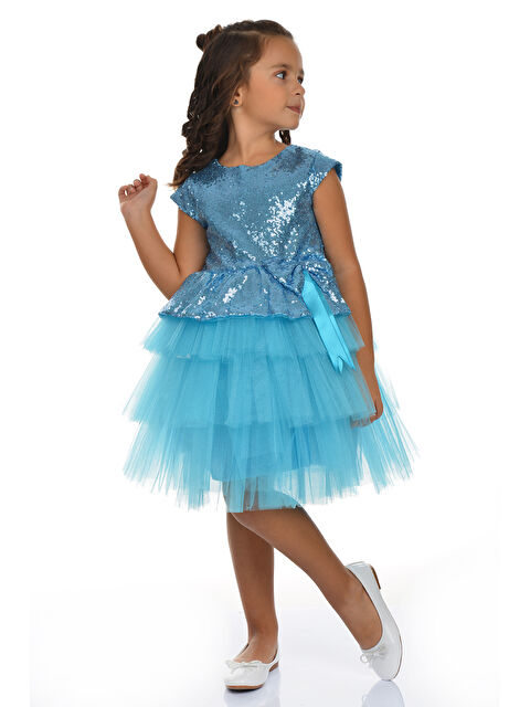 Mnk Baby & Kids Pul Payet Tütü Parti Elbisesi MNK0275 - S000389152-20055