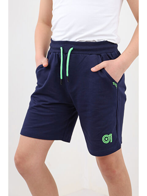 Toontoykids Erkek Çocuk 01 Nakışlı Şort - S000417477-21164