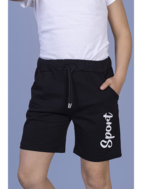 Toontoykids Erkek Çocuk Beli Ayarlanabilir Cep Detaylı Baskılı Şort - S000417476-19351