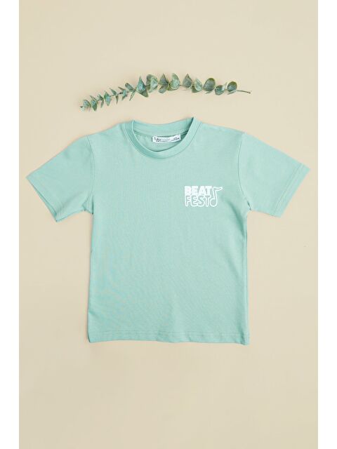 Fullamoda Beat Fest Baskılı Erkek Çocuk Tişört