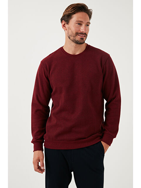 Buratti Slim Fit Bisiklet Yaka Pamuklu Erkek Büyük Beden Kazak 456201 - S000000790-20036