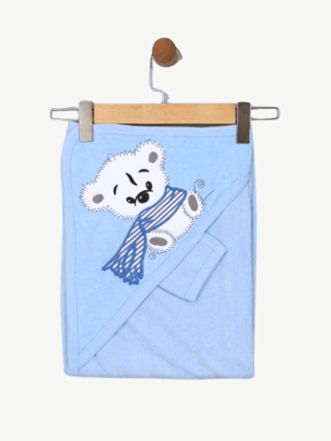 Luggi Baby Nakış Detaylı Pamuklu Bebek Kundak Havlu - S000487479-17234