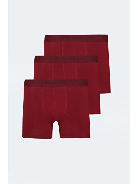 SLAZENGER JAMA 3 lü Set Erkek Bordo Boxer