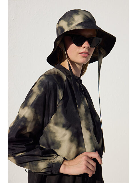 Manuka Bağlamalı Bucket Şapka Flu Batik - S000438634-37449