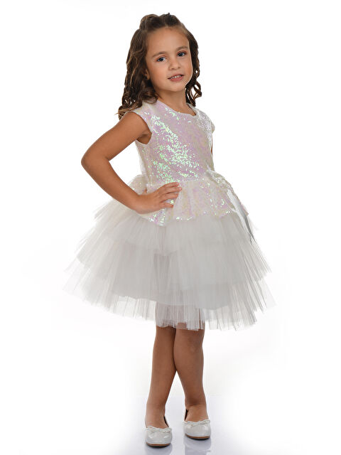 Mnk Baby & Kids Pul Payet Tütü Parti Elbisesi MNK0275 - S000389152-20063