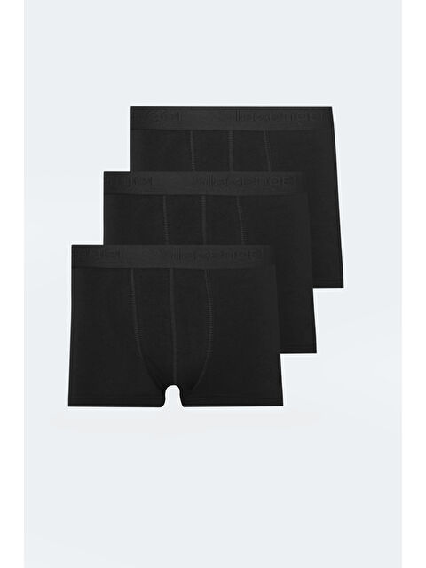 SLAZENGER JADAX 3 lü Set Erkek  Siyah Boxer - S000532263-19351
