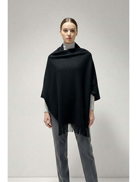 Bigdart Kadın Yumuşak Dokulu Kalın Şal Atkı 15951 - D. Siyah - S000461647-22238