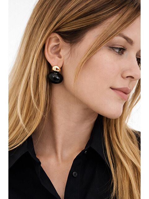 New Obsessions Akrilik Top Küpe - S000492932-19351