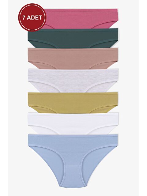 Koza İç Giyim Kadın 7 li Elastanlı Külot - S000269277-20063