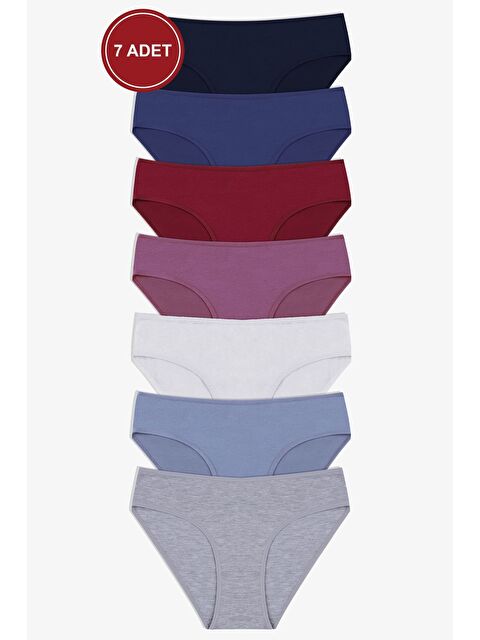 Koza İç Giyim Kadın 7 li Elastanlı Külot - S000269277-37519