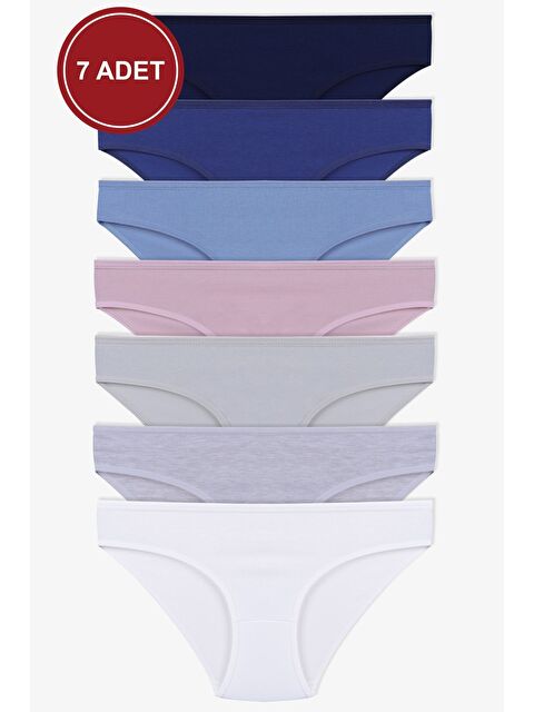 Koza İç Giyim Kadın 7 li Elastanlı Külot - S000269277-37524