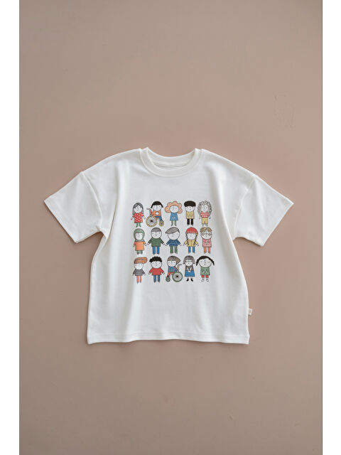 Oh La La Koala For Little Ones Power Çocuk Baskılı Oversize Kısa Kollu T-shirt - S000529324-23173