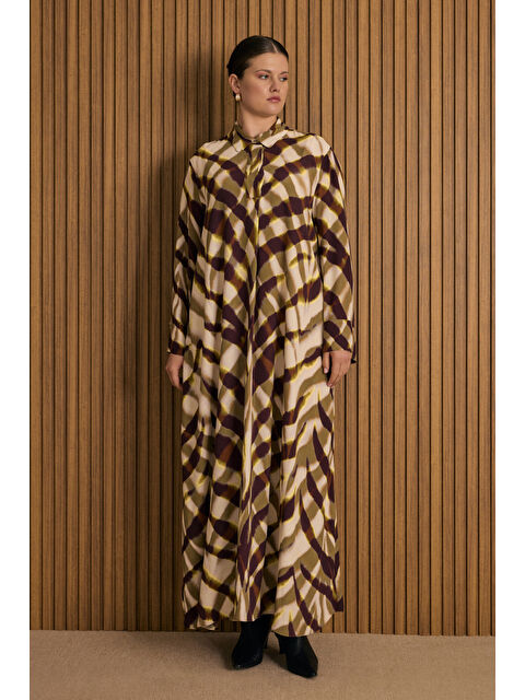 AKER Desenli Elbise - S000479055-18194