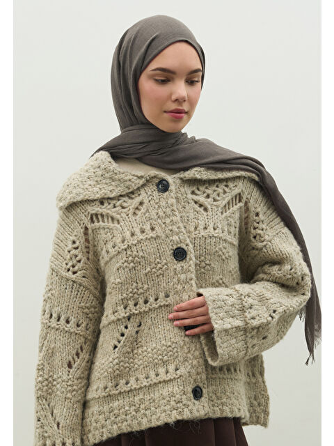 Fresh Scarfs Kaşmir Dokulu Şal Duman - S000470038-29396