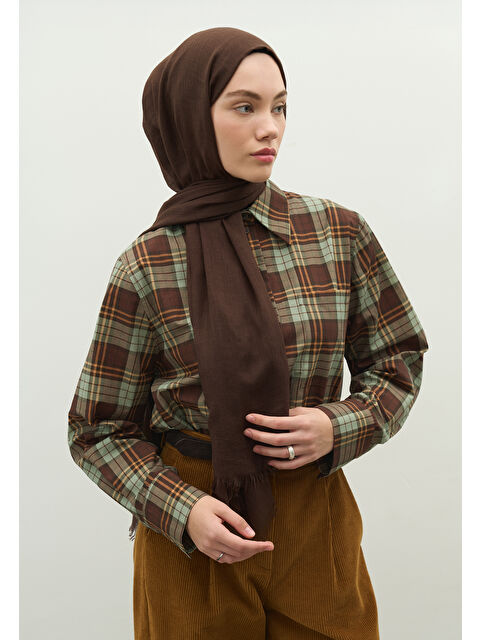 Fresh Scarfs Kaşmir Dokulu Şal Bitter - S000470038-26428