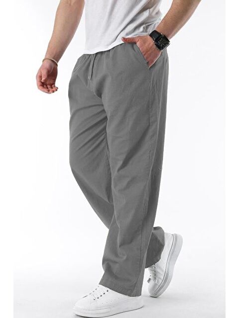 Madmext Füme Bol Paça Beli Bağlamalı Erkek Pantolon E7403 - S000428179-33408