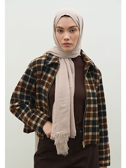 Fresh Scarfs Kaşmir Dokulu Şal Bej - S000470038-19928