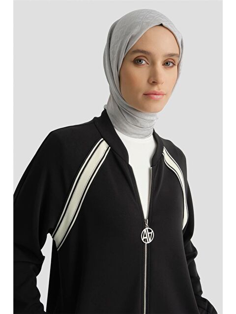 ARMİNE Ribana Detaylı Modal Takım Siyah - S000498234-19351