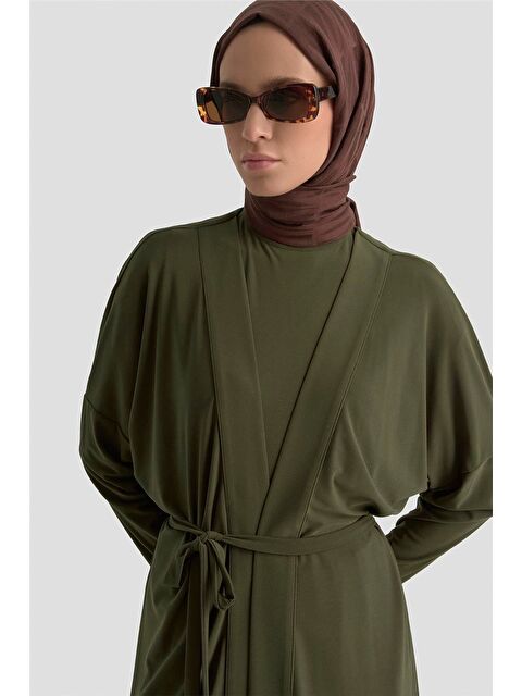 ARMİNE 3'Lü Örme Takım 25Kd1057 Haki - S000498238-18547