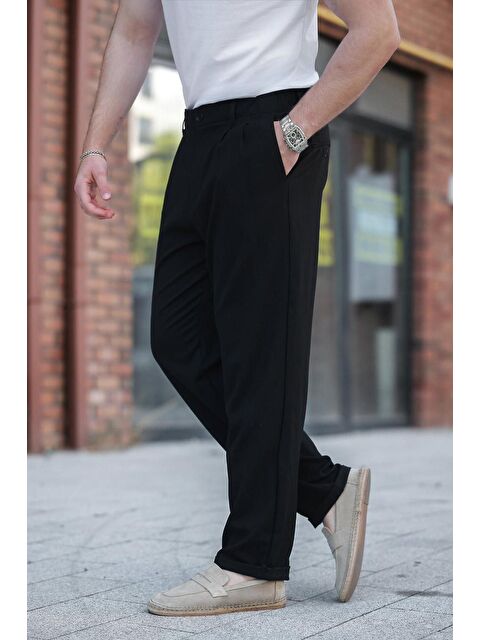 Madmext Siyah  Erkek Kumaş Pantolon E6577 - S000428180-19351