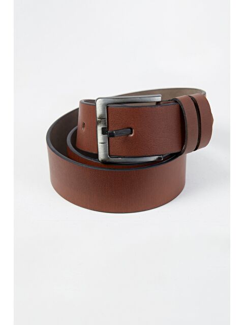 Fullamoda Spor Suni Deri Kemer - S000404283-19413