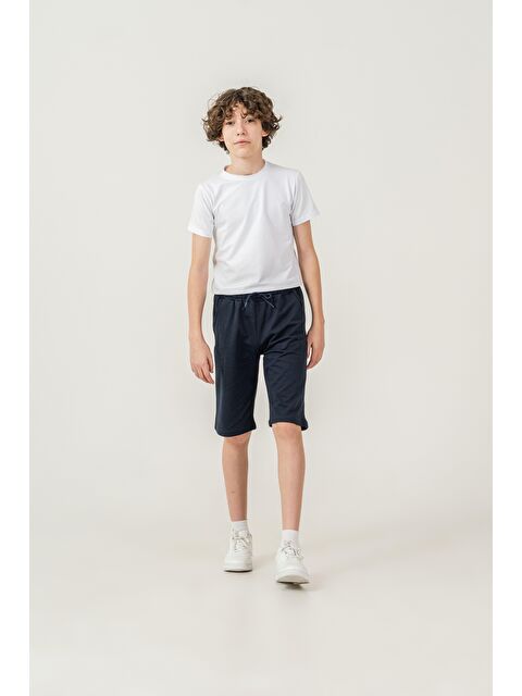 Mışıl Kids Düz Basic 2 İp Erkek Çocuk Şort - S000513698-21164