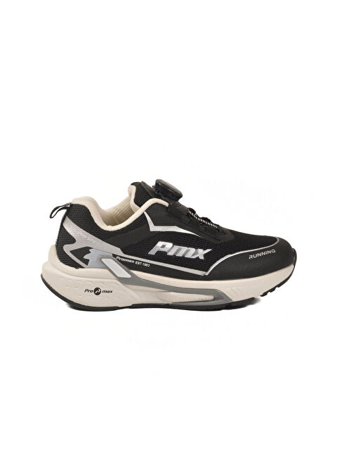 Walkway Siyah Misina Bağcıklı Fileli Hafif Çocuk Spor Ayakkabı 2036 F - S000526947-19351