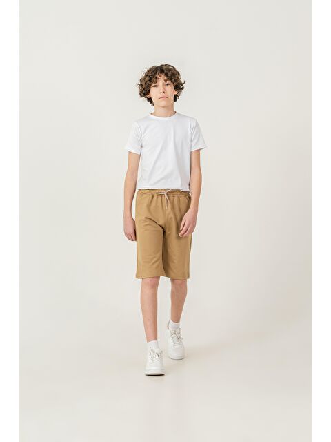 Mışıl Kids Düz Basic 2 İp Erkek Çocuk Şort - S000513698-4557