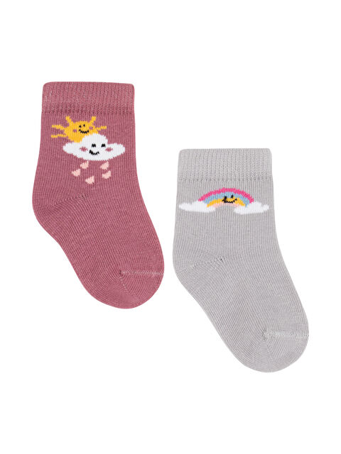 Minycenter Desenli Soket Çorap