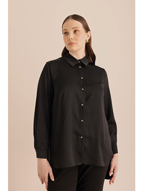 AKER Arkası Pilise Detaylı Dokuma Tunik - S000479091-19351