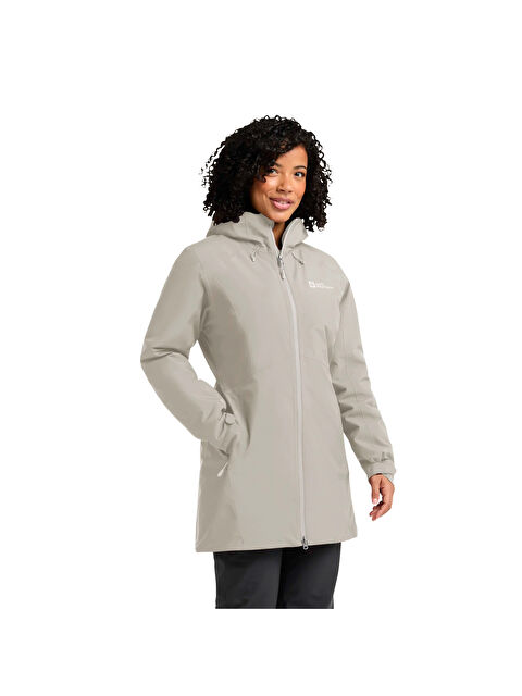 Jack Wolfskin Heidelstein Ins Kadın Bej Outdoor Ceketi - S000490171-19966