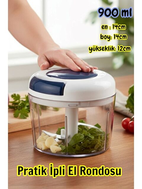 Technow Vip Ahmet VP-013 Pratik Ipli El Rondosu 900 Ml Mavi - S000465852-17234