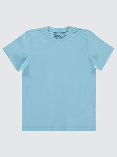 Civil Boys Erkek Çocuk Tişört 6-9 Yaş Mavi - S000198723-17234