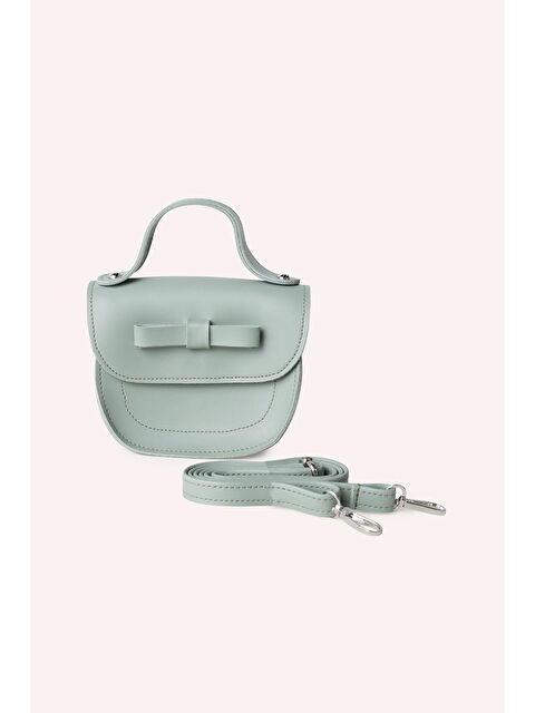 Panço Kız Çocuk Fiyonklu Mint Çanta - S000523725-1180