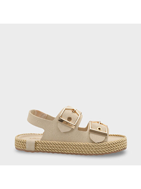 Capone Outfitters Faith Metal Tokalı Konfor Kadın Sandalet