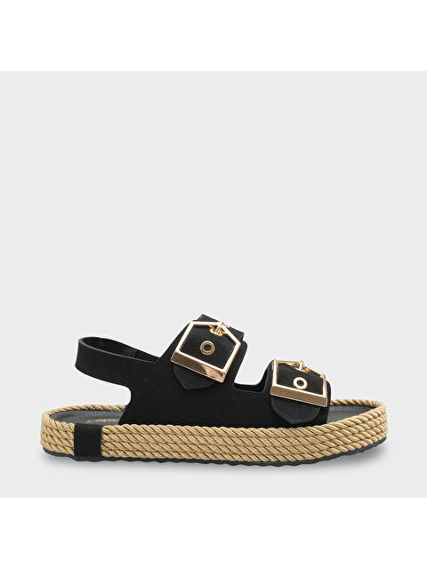 Capone Outfitters Faith Metal Tokalı Konfor Kadın Sandalet