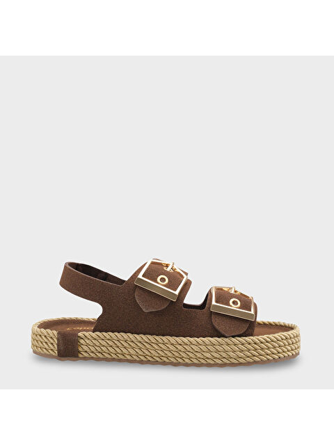 Capone Outfitters Faith Metal Tokalı Konfor Kadın Sandalet