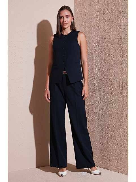 Lela Wide Leg Yüksek Bel Geniş Paça Palazzo Pantolon 65271262 - S000424842-21164