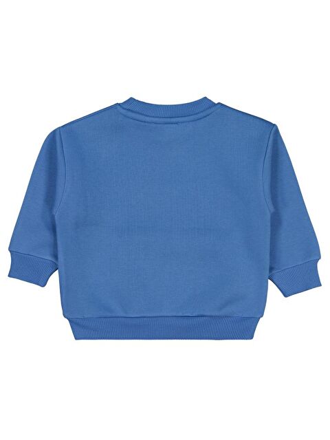 Civil Boys Üç Kafadar Baskılı-Nakışlı 2-5 Yaş Sweatshirt - Mavi 3-4 Yaş - S000485822-23093