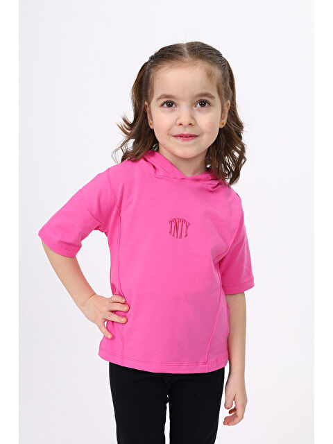 Toontoykids Kız Çocuk Nakışlı Tişört