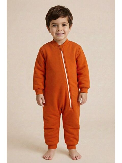 ZEYLAND Unisex Çocuk Elyaf Dolgulu Uyku Tulumu - Kiremit - S000485826-18657