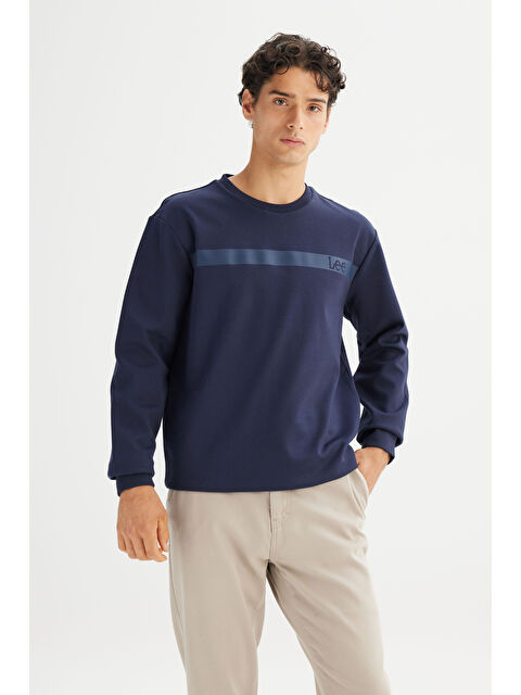 Lee Pamuklu Regular Fit Normal Kesim Bisiklet Yaka Sweatshirt - S000470073-29672