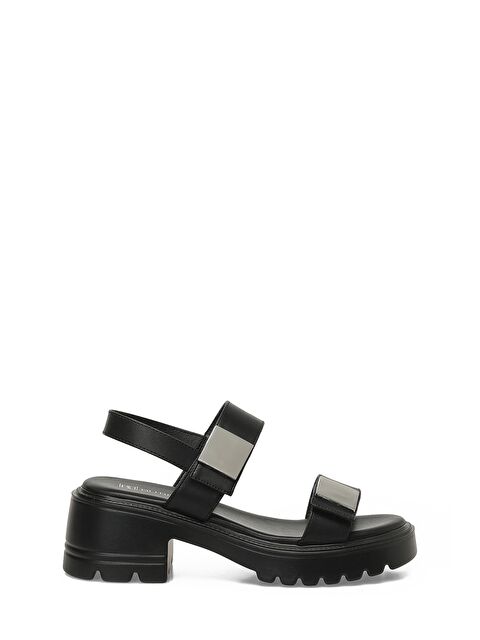 Butigo 25S-259 6FX Siyah Kadın Kalın Taban Sandalet