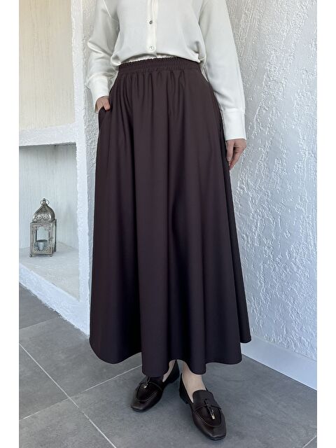 Julude Kadın Bel Lastikli Tesettür Etek