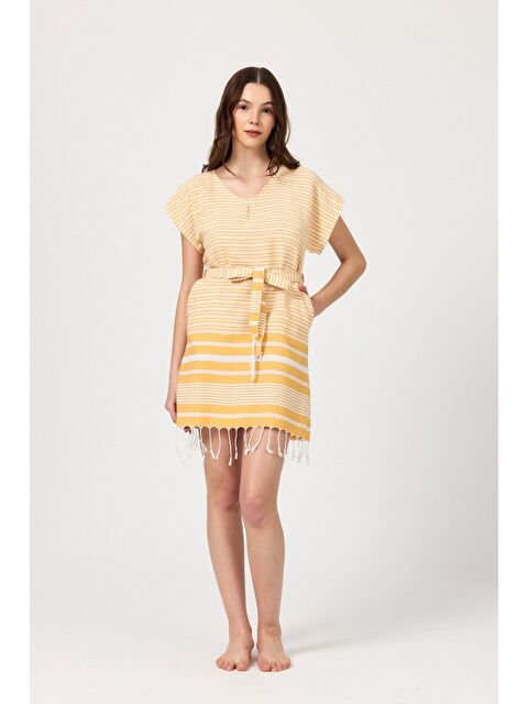 Mulberry Katya Plaj elbisesi Tunik pareo %100 Pamuk