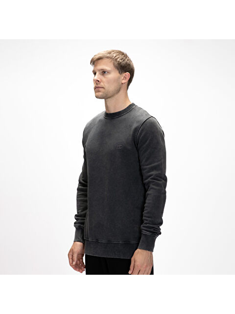 Bad Bear Dab Erkek Gri Bisiklet Yaka Sweatshirt - S000504620-20600