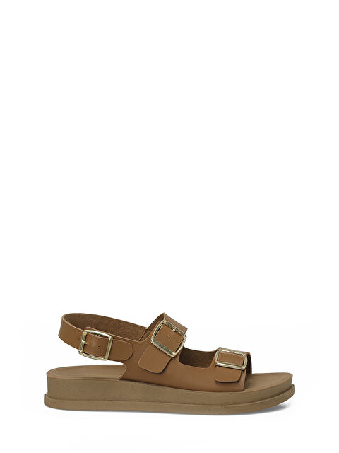 Polaris 325625.Z6FX Taba Kadın Düz Sandalet