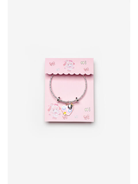 Le Mabelle Sarı  Yıldızlı Kalp Figürlü Zil Detaylı Kız Çocuk Ayarlanabilir Bileklik - S000513238-20072