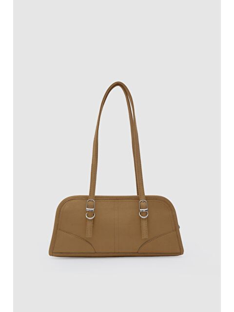 Shulebags Vanity Süet Baget Çanta Taba - S000493743-14955