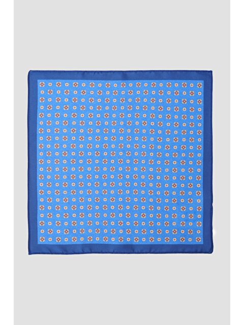 Altınyıldız Classics Erkek Lacivert-Mavi Desenli Lacivert Mavi Klasik Mendil - S000413995-37350
